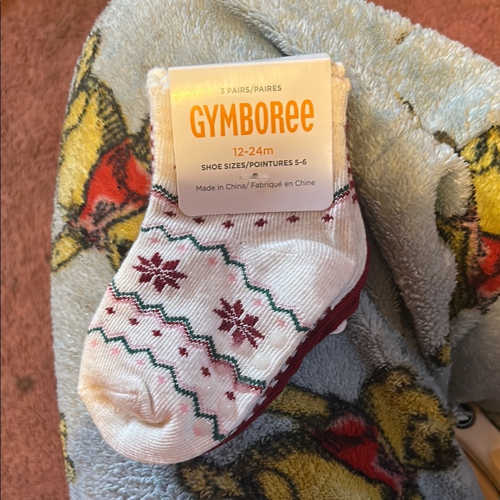 Gymboree Red and White Cozy Winter Socks